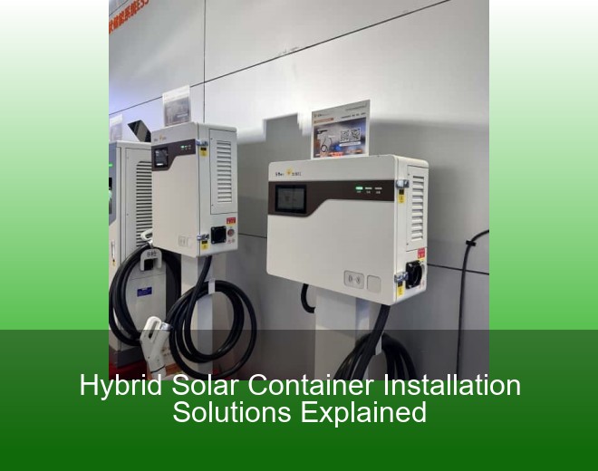 Hybrid Solar Container Installation Solutions Explained